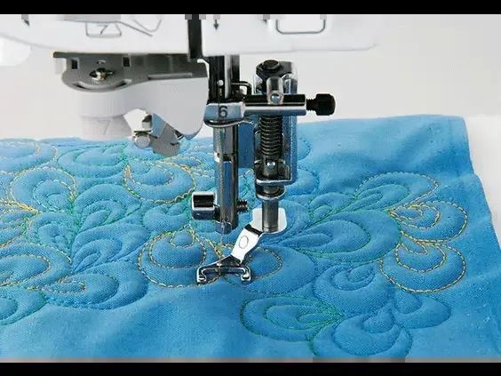 Metal Free Motion Open Toe Foot for Brother Sewing Machines