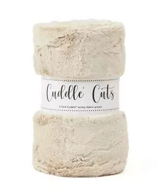 Minky, 2 Yard Luxe Cuddle Cuts in Hide Champagne by Shannon Fabrics
