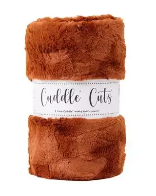 Minky, 2 Yard Luxe Cuddle Cuts in Hide Ginger by Shannon Fabrics