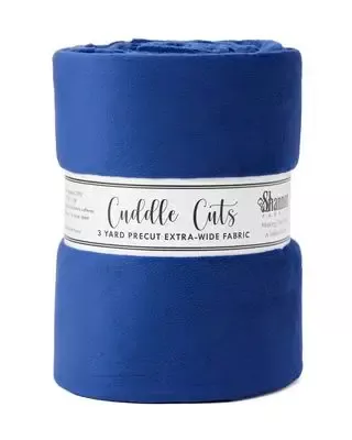Minky, Wide Back Cuddle Cuts 3 Yard Length in Midnight by Shannon Fabrics