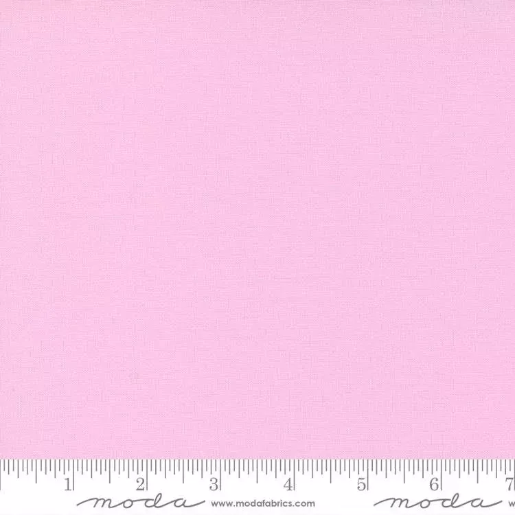 Moda Bella Solids Parfait Pink 9900 248 By Moda Fabrics Sold in 1/2 Yard Increments