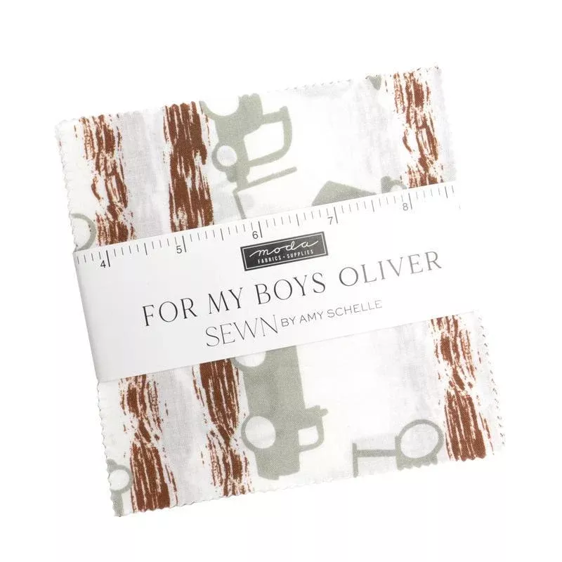 For My Boys Oliver Charm Pack 25160PP - by Sewn By Amy Schelle for Moda Fabrics bin 16