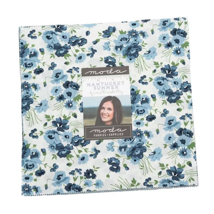 Nantucket Summer Layer Cake 55260LC by Camille Roskelley For Moda Fabrics