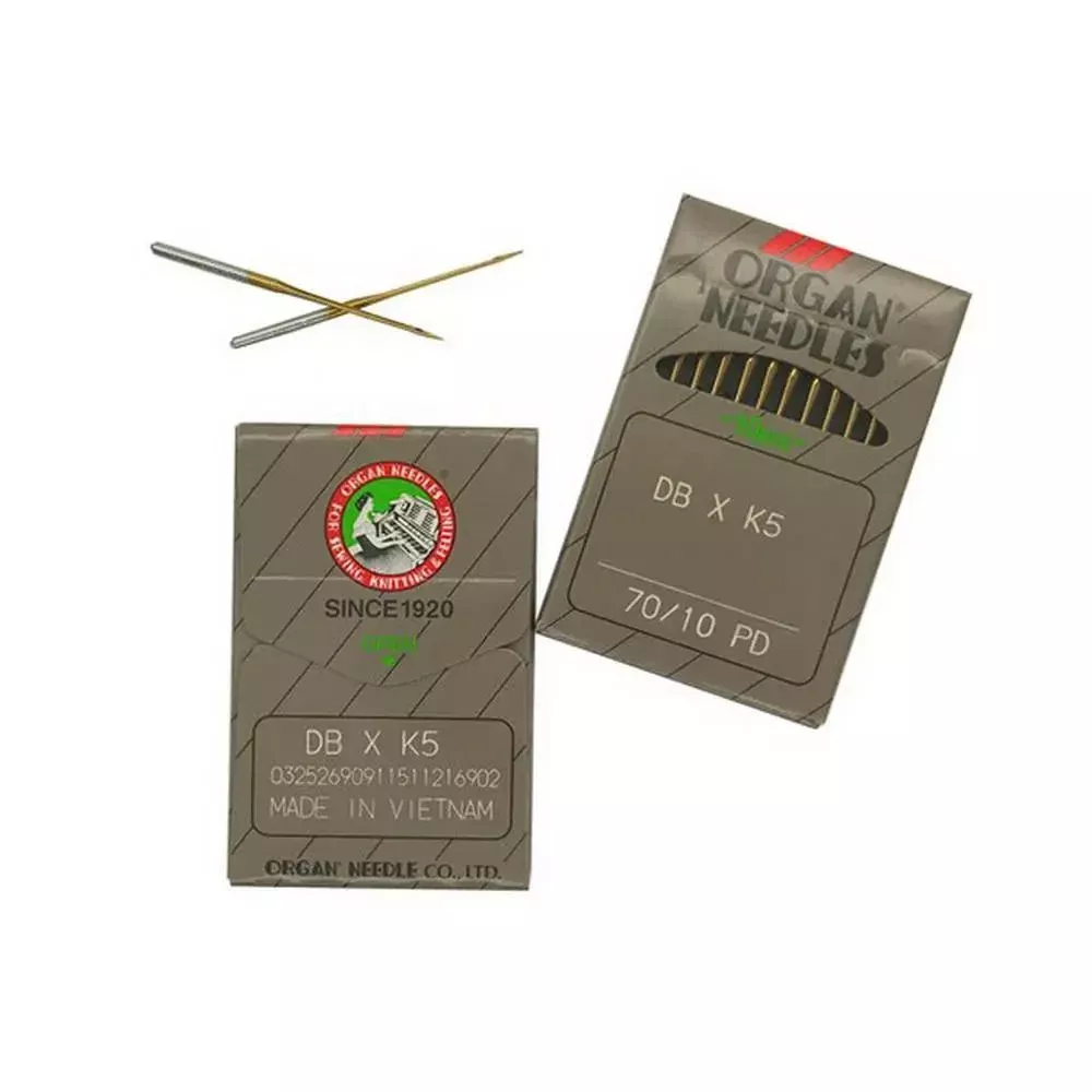 Organ Embroidery Needles - 70/10 -DBxK5 - Titanium - Sharp (S) - 10Pk