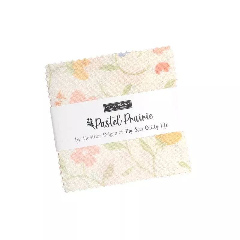 Pastel Prairie Mini Charm 31780MC By Gingiber for Moda Fabrics Bin 54