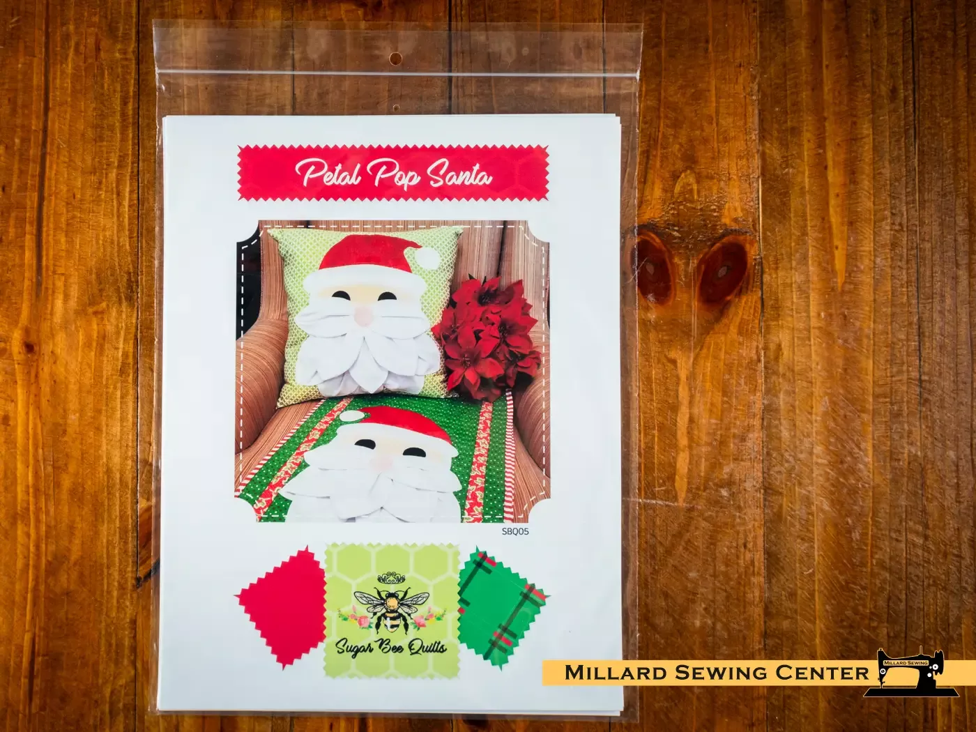Petal Pop Santa Pattern By Sugar Bee Quilts