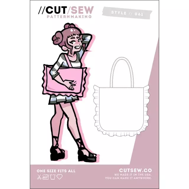 Pillow Tote Pattern by Cut/Sew