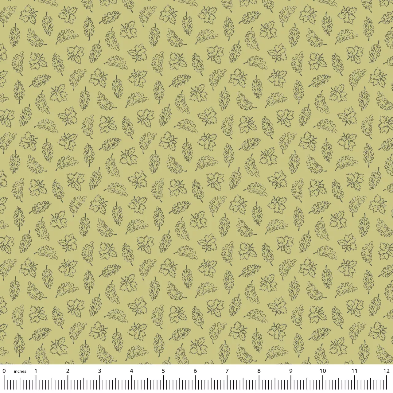 Pioneer Days -Leafy Serenity - 08225-12 - Mustard Green