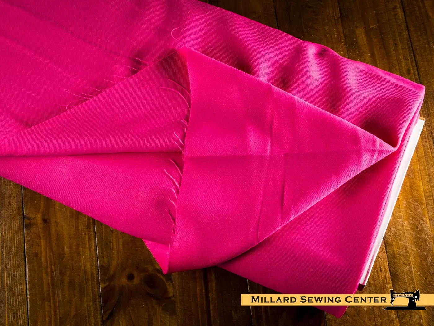 Polyester Fabric, 60″ Wide Grandstand Gabardine in Fuchsia by EESCO