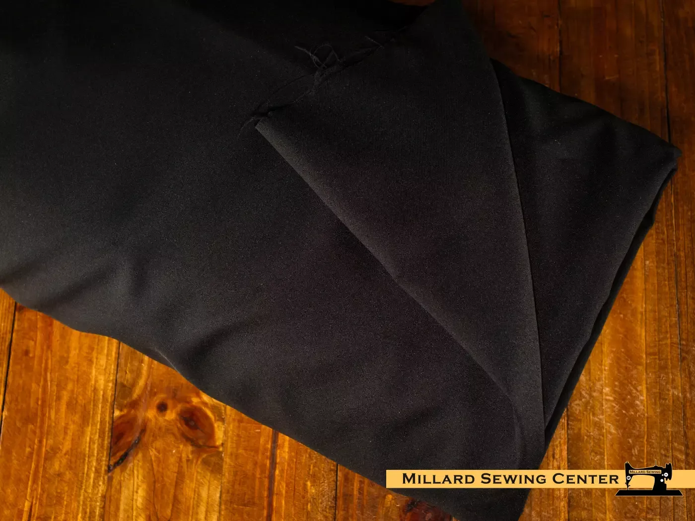 Polyester Fabric, 63″ Wide Poplin Plus in Black by EESCO