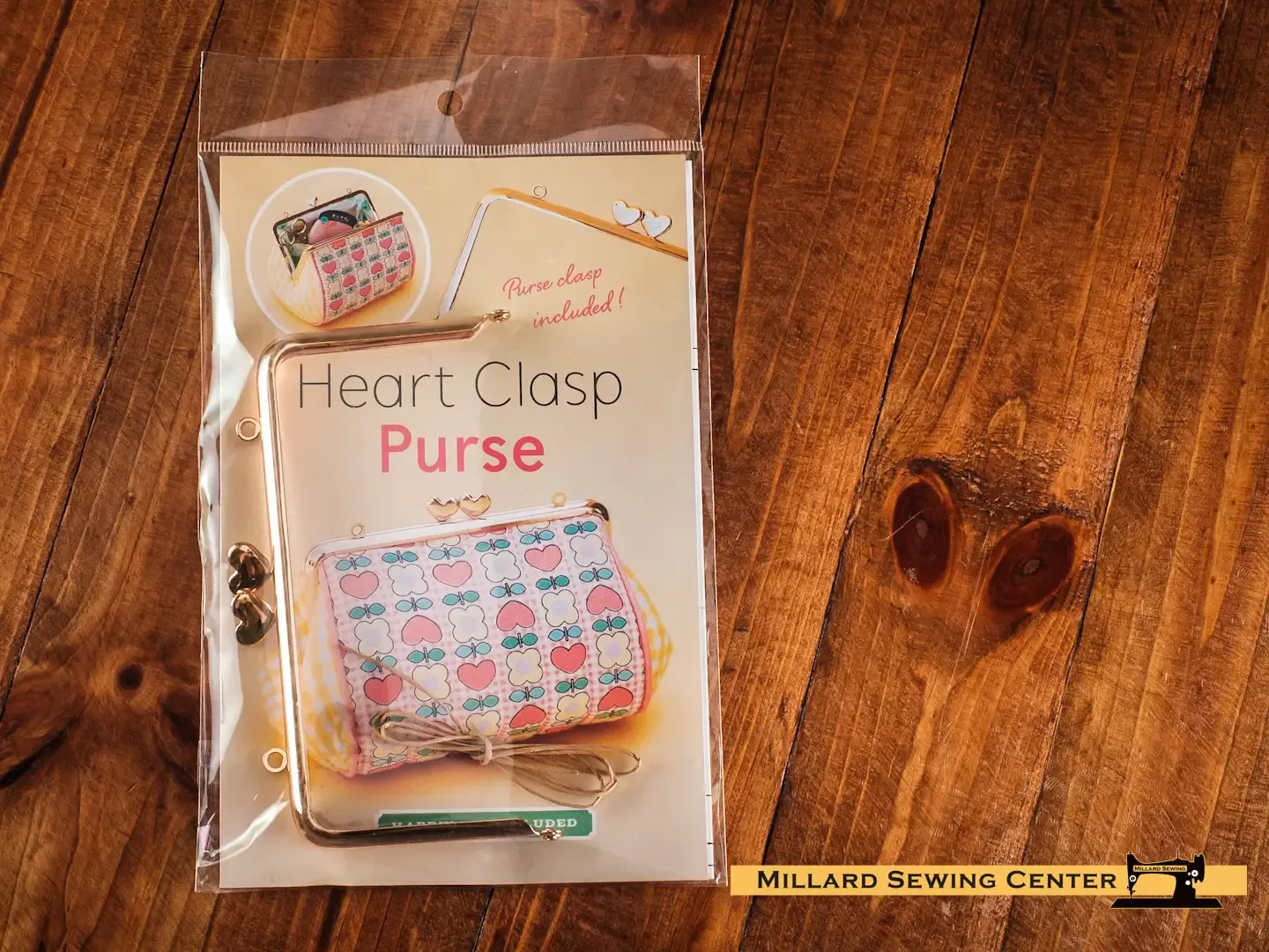 Purse Kit, Heart Clasp by Zakka Workshop