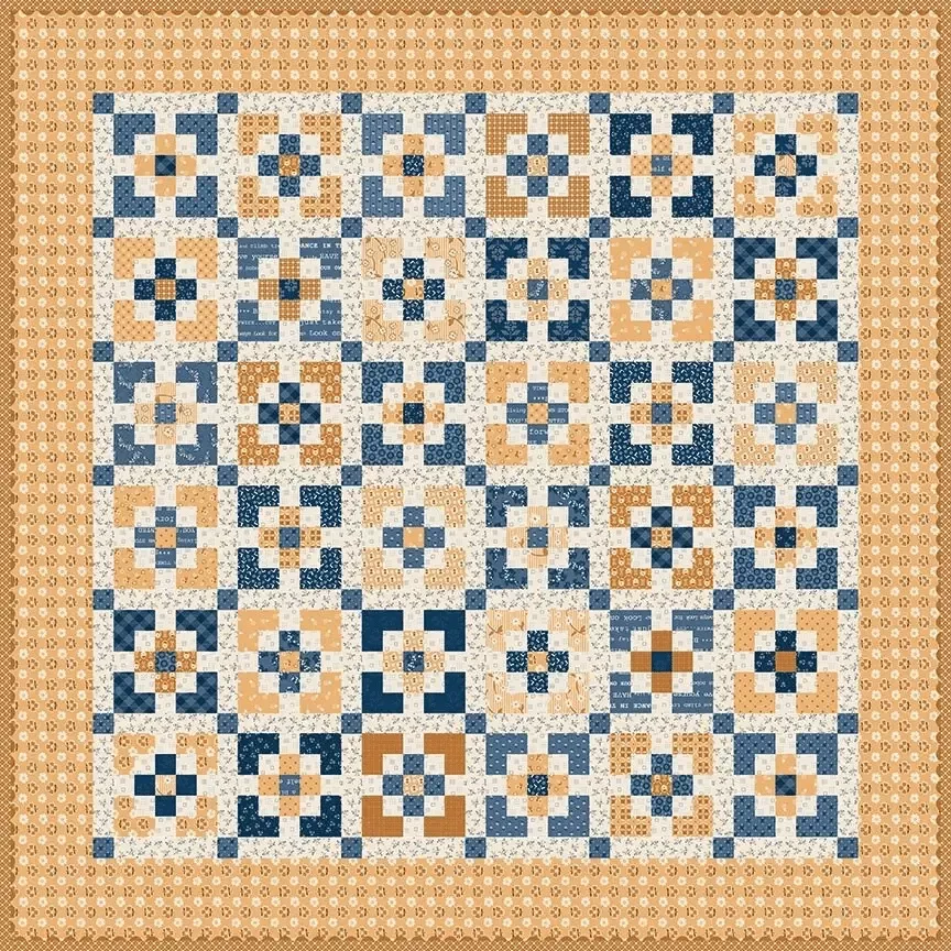 Riley Blake Charmed Table Topper or Baby Quilt Kit (KT-18131)