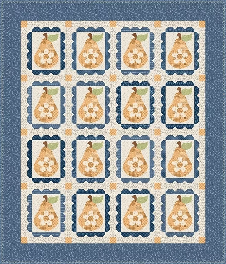 Riley Blake Sweet Golden Pears Quilt Kit (KT-18130)