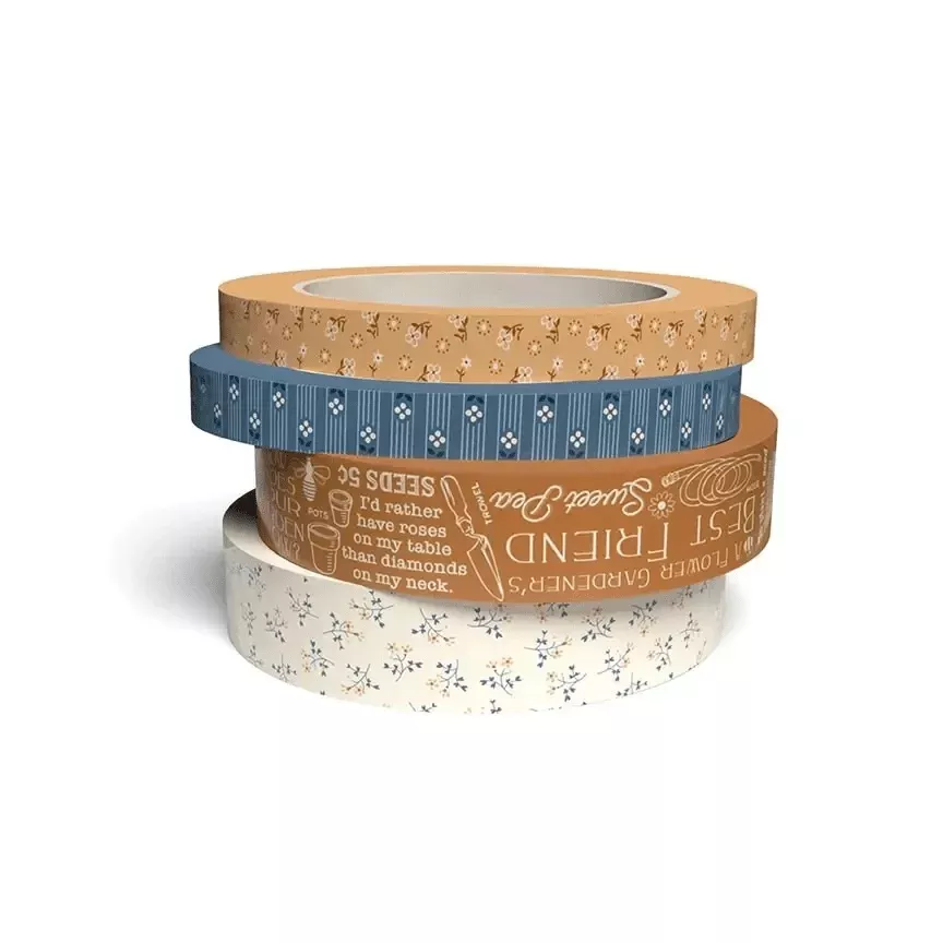 Riley Blake Textured Washi Tape Denim & Daisy (ST-50848)