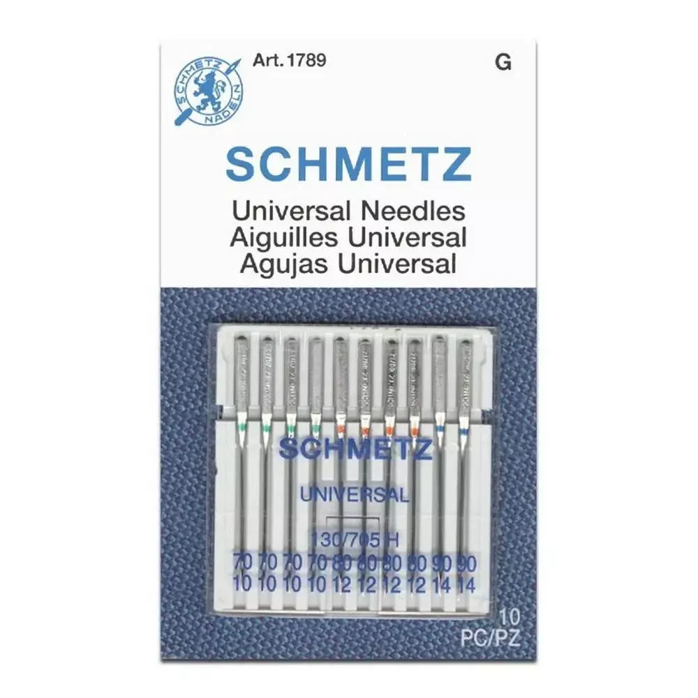 Schmetz Universal Asst. Needles70/10, 80/12, 90/14 10pk
