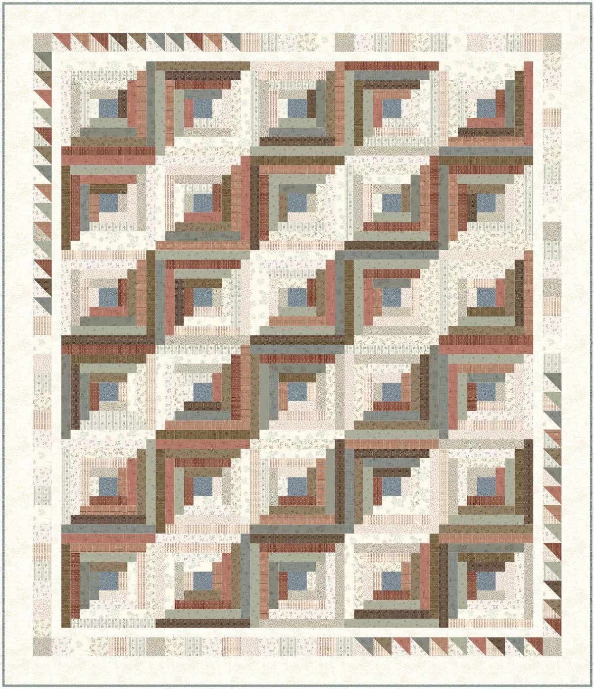 Simply Charming - Honeybloom Quilt Kit - 62" x 72" - Includes Pattern & Binding