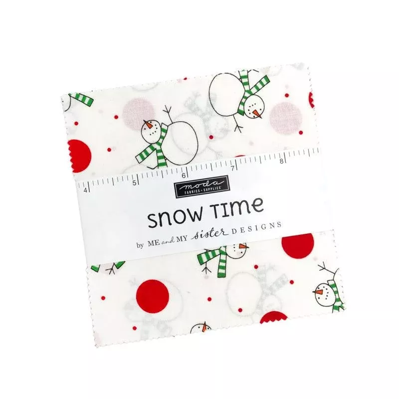 Snow Time Charm Pack 5" 22500PP by Me and My Sisters Designs for Moda Fabrics