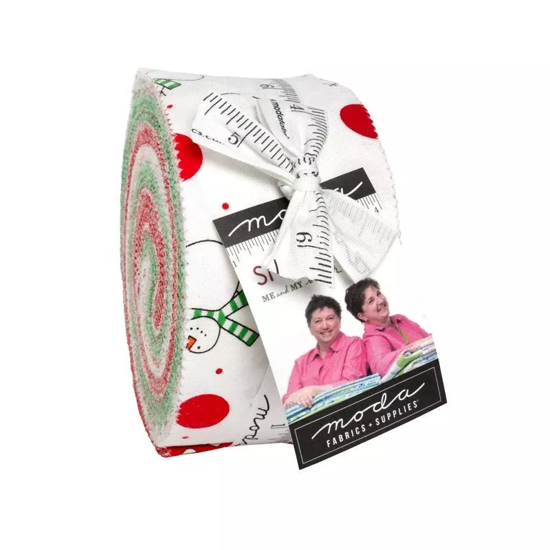 Snow Time Jelly Roll 2.5" Strips22500JR by Me and My Sisters Designs for Moda Fabrics