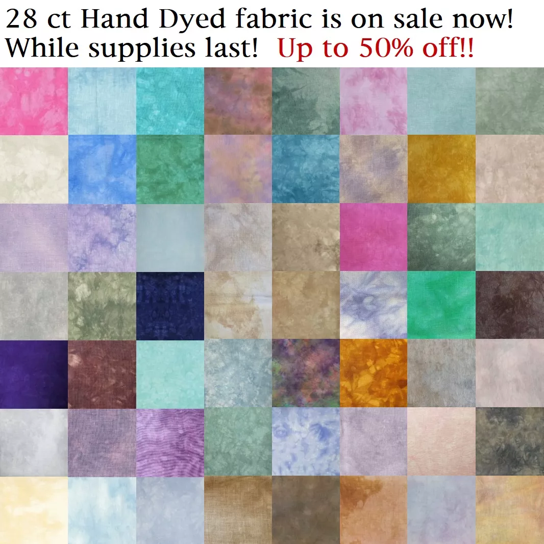 *Special* 28 ct Hand Dyed Linen *Special*