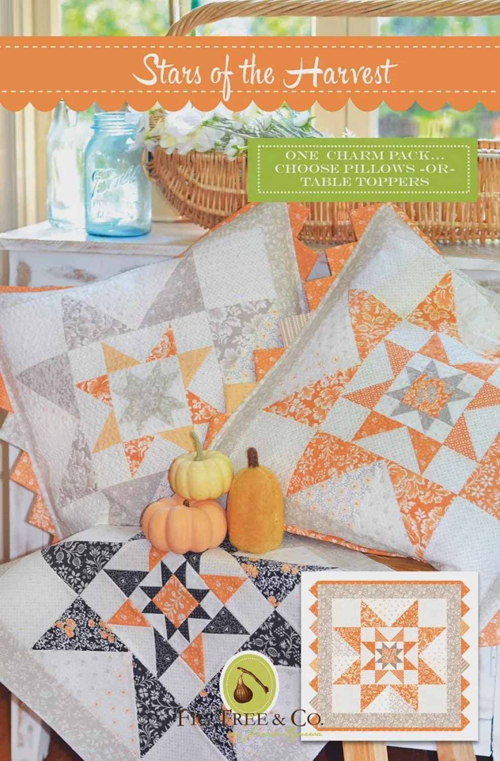 Stars of the Harvest Quilt Pattern Fig Tree Quilts FTQ1965