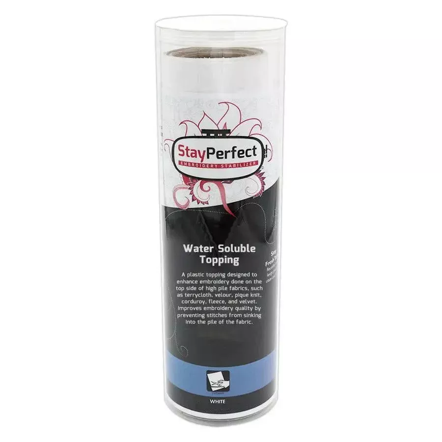 StayPerfect Stabilizer Water Soluble Topping - 8" x 25 yd roll