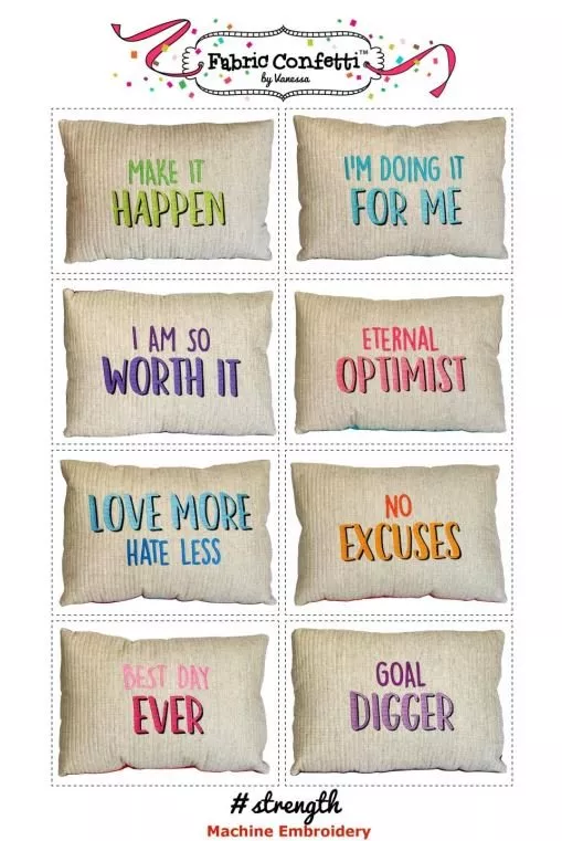 #Strength Machine Embroidery CD