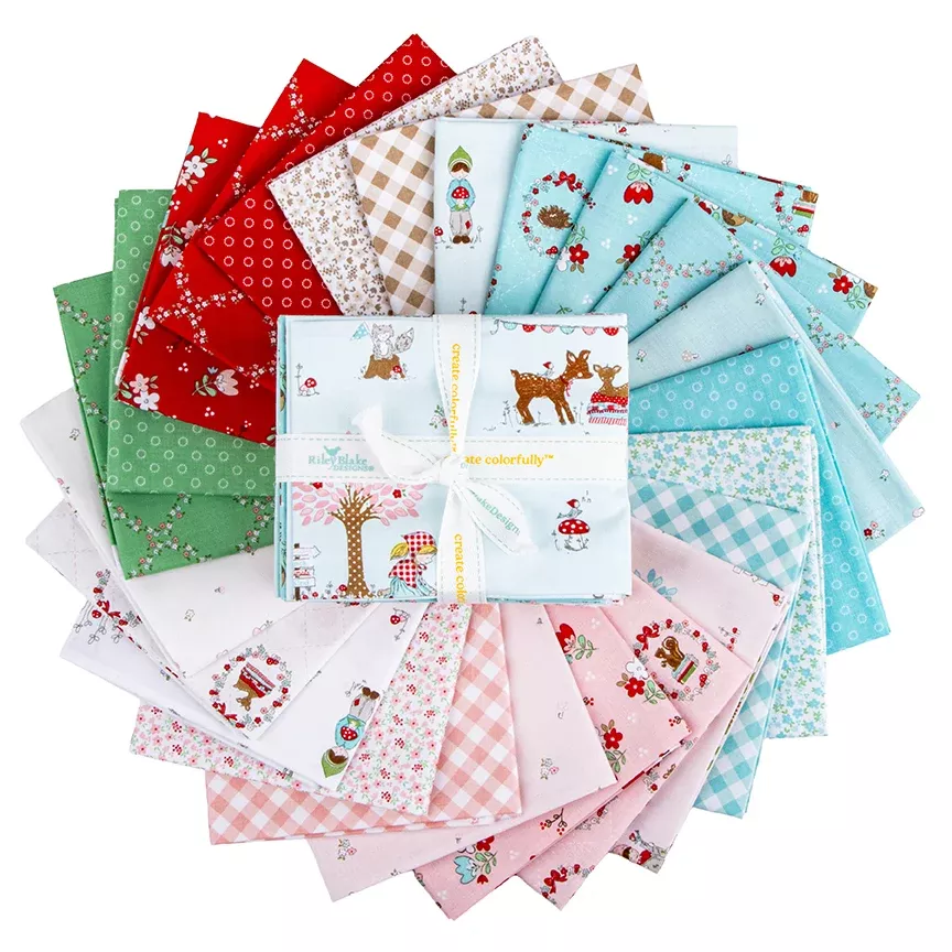 Whimsical Woodland Fat Quarter Bundle, 24 Pcs.