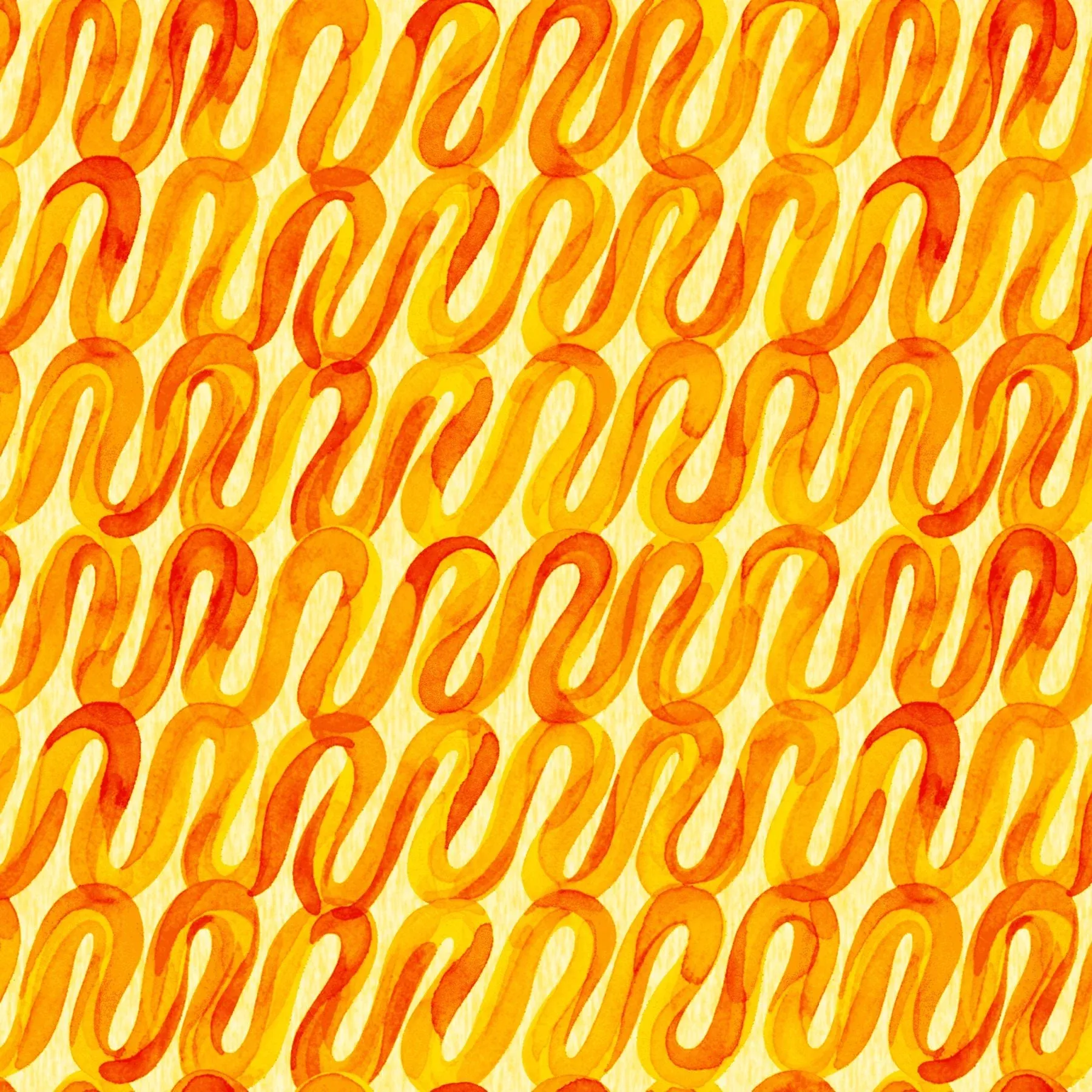 Wonderland by Satin Moon Designs Tonal Squiggles Yellow 1399-44 Cotton Woven Fabric