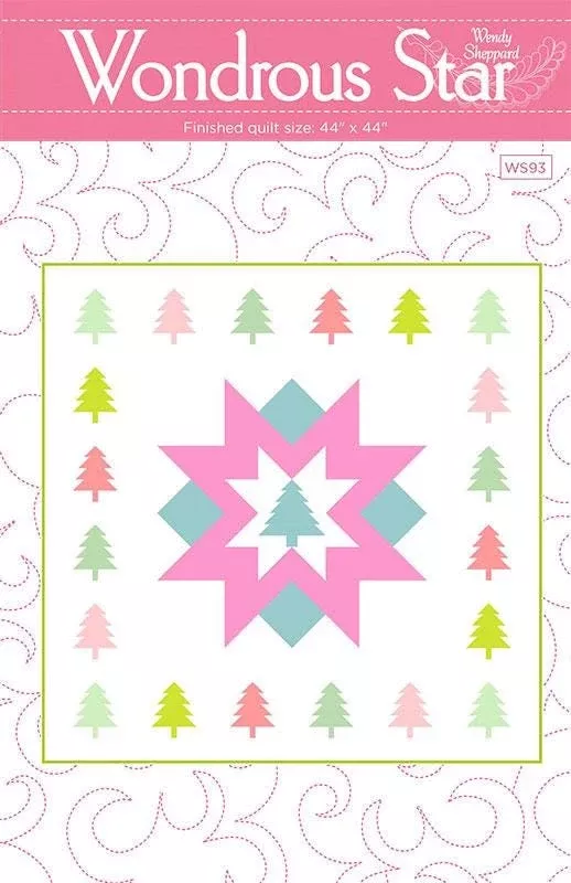 Wondrous Star Quilt Pattern WS93By Wendy Sheppard Printed Pattern Only