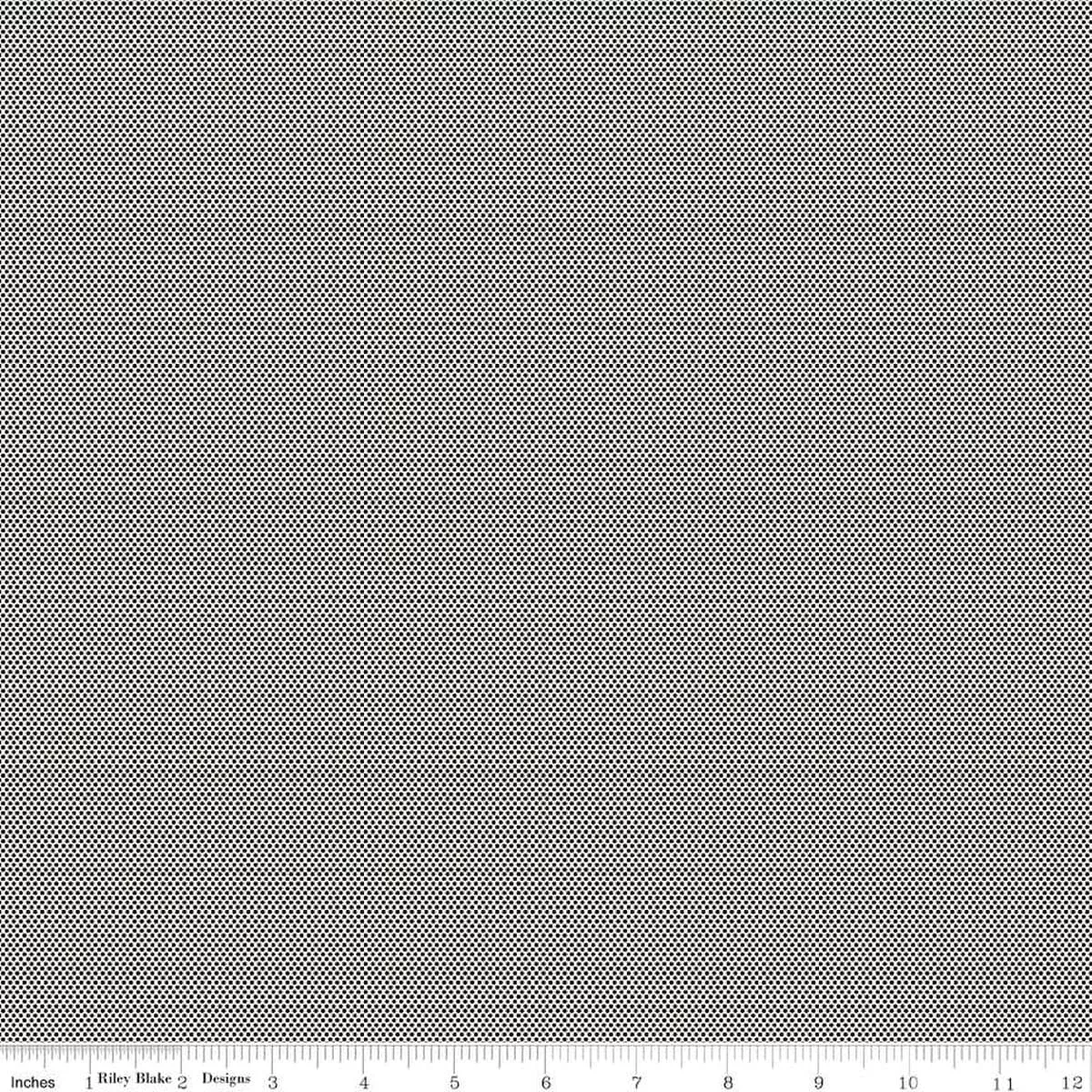 Woven Cotton Fabric, 43″/44″ Wide in POParazzi on Cream Black by Riley Blake Designs