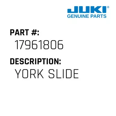 York Slide - Juki #17961806
