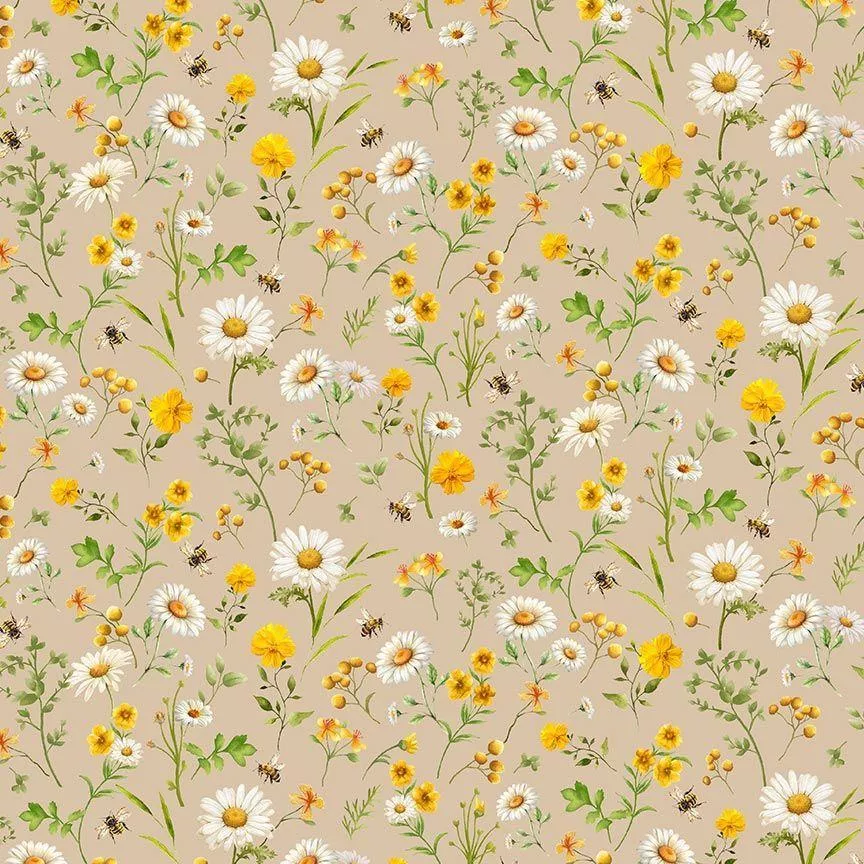 You Are My Sunshine - CD3884 - Tan - Tossed Daisies