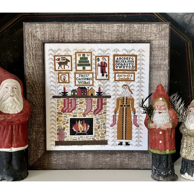 Yuletide Stitching chart by Kathy Barrick