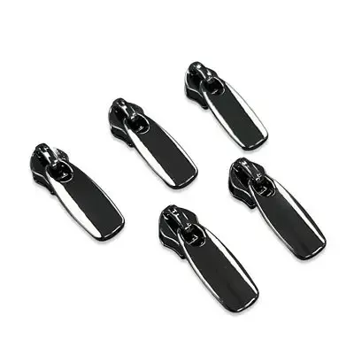 Zipper Pulls, Flat No. 5 in Gunmetal by Simply Classic