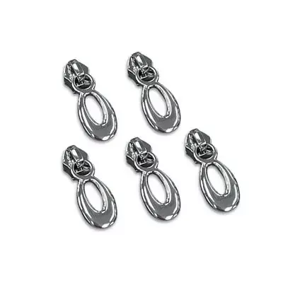 Zipper Pulls, Teardrop No. 5 in Nickle by Simply Classic