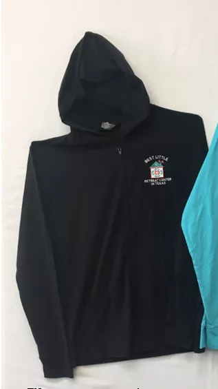 Zippered Hoodie – Black w/BLRCIT Logo