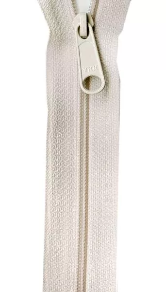 Zippers by the Yard Ivory